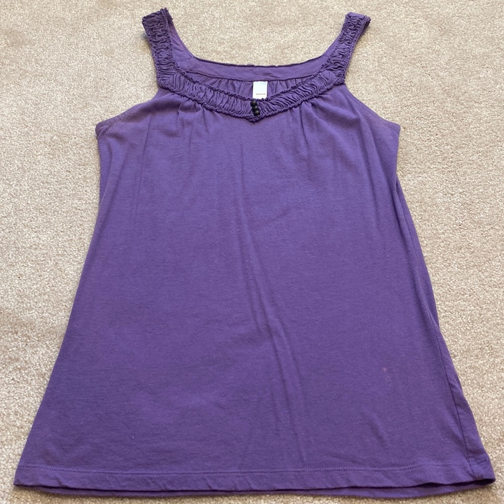 Merona womens purple tank top, size XS